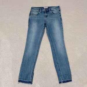 Free People Midrise blue denim jeans